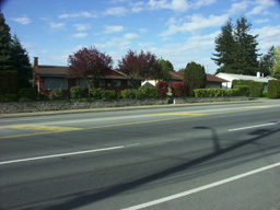 Houses opposite on Surrey side